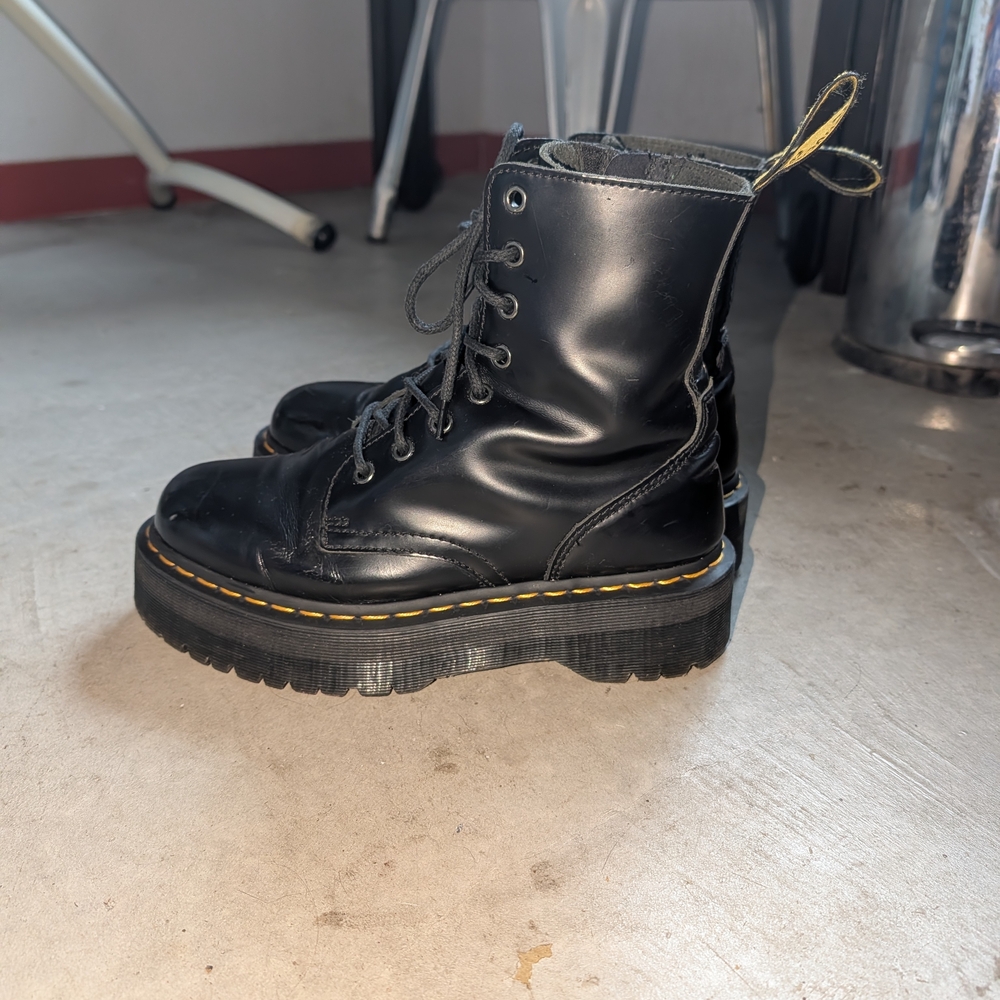 Dr. Martens Black Platform Boots